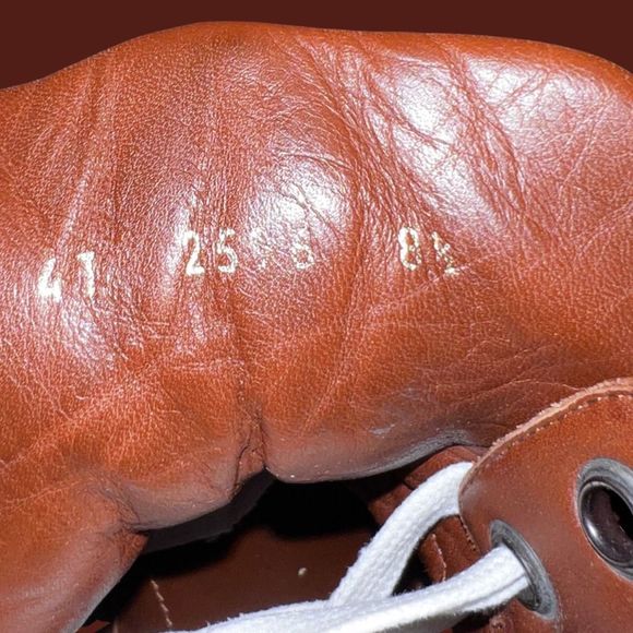 Prada Mens Old Nappa Leather High Top Sneaker Designer Calzature Uomo Size 8.5 F - Picture 8 of 10